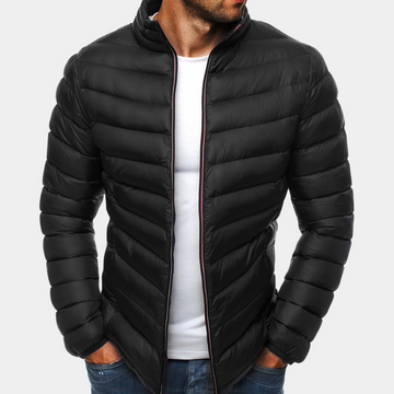 Men’s Lightweight Puffer Jacket – Slim Fit – Insulated & Windproof – Casual Winter Outerwear