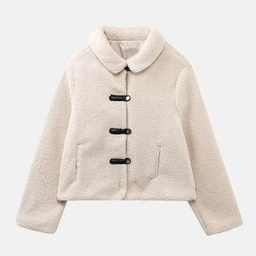 Women’s Winter Jacket – Fleece Lined – Toggle Closure – Casual Fit