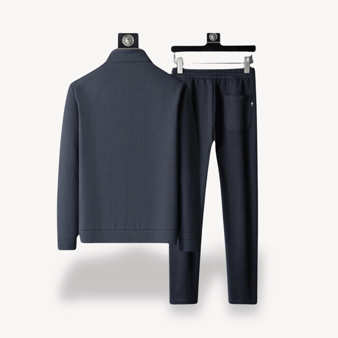 Men's Sport Set – Zip-Up Jacket & Joggers – Casual Fit – 2-Piece Tracksuit