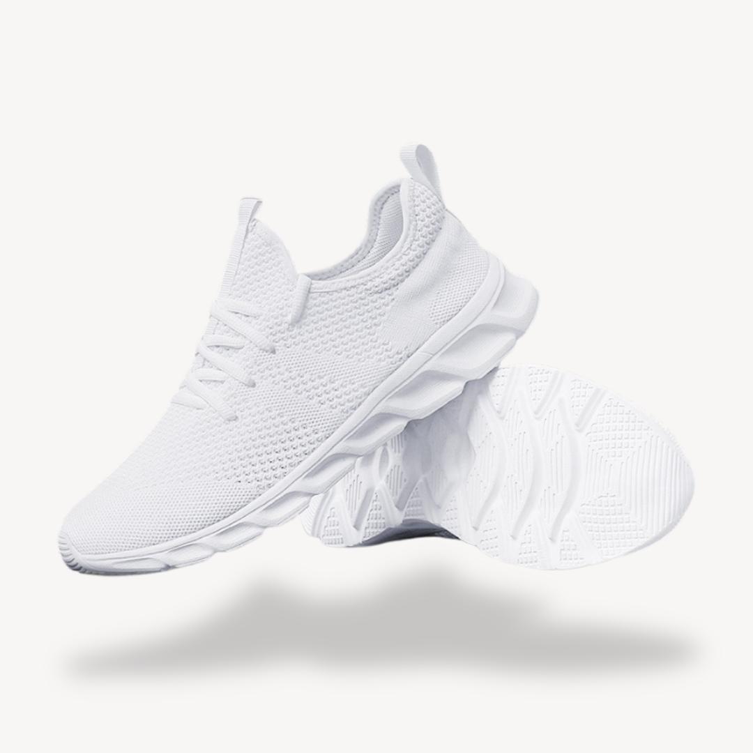Men’s Sneakers – Lightweight Knit – Breathable Design – Cushioned Sole – Athletic Look