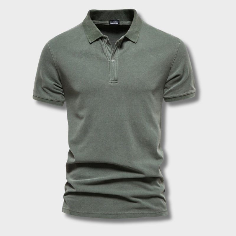 Men’s Polo Shirt – Soft Cotton Blend – Classic Collar – Slim Fit – Smart-Casual Everyday Look