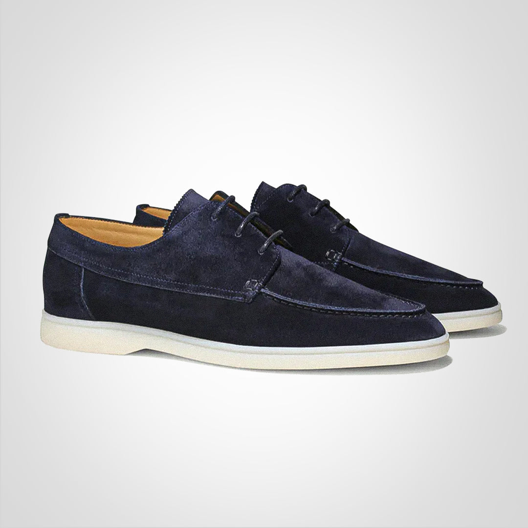 Men’s Suede Shoes – Classic Lace-Up – Cushioned Sole – Smart-Casual Look – All-Day Comfort