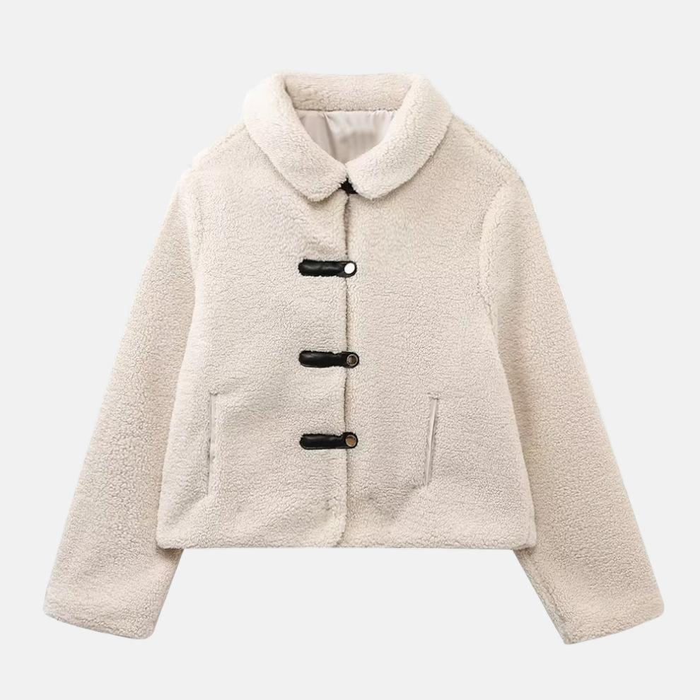 Women’s Winter Jacket – Fleece Lined – Toggle Closure – Casual Fit