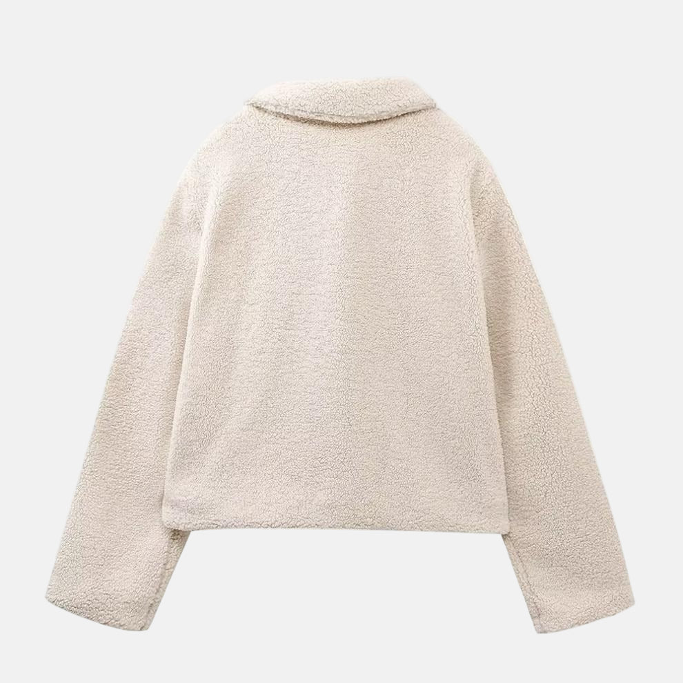 Women’s Winter Jacket – Fleece Lined – Toggle Closure – Casual Fit